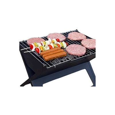 Portable BBQ Grill Black 45x30 Cm