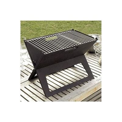 Portable BBQ Grill Black 45x30 Cm