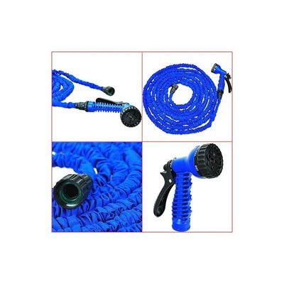 Garden Hose Pipe Blue/Black 100feet