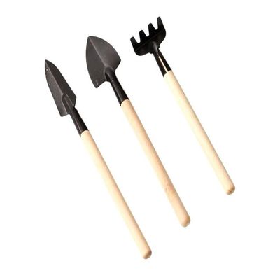 3-Piece Mini Garden Pond Tool Set Beige/Black