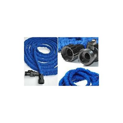 Expanding Hose With Sprayer Nozzle Blue/Black 37.5meter