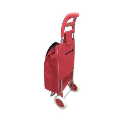 Portable Foldable Trolley Bag Red 10 Cm