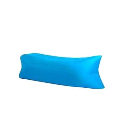 Lazy Sofa Fast Inflatable Air Sleeping Bag Light Blue