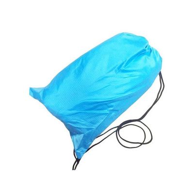 Lazy Sofa Fast Inflatable Air Sleeping Bag Light Blue