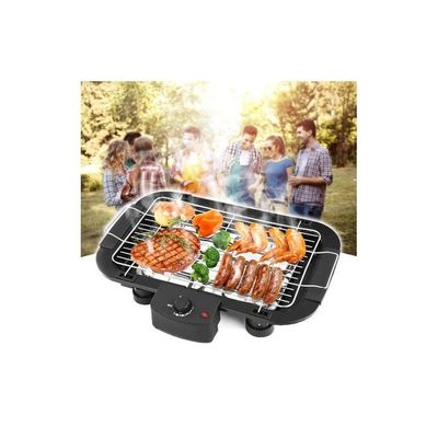 Electric Barbecue Grill 2000W 2000 W H18181 Black/Silver