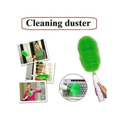 Motorized Go Cleaning Duster With Spray Green/White