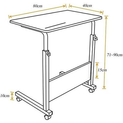 Adjustable Laptop Desk Black