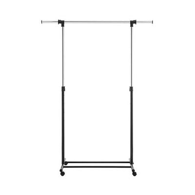 Metal Coat Rack Black/Silver 166x43x175centimeter