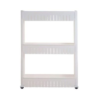 3 Tier Kitchen Rack Off White Medium