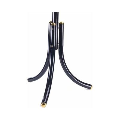 Free-Standing Metal Coat Rack Black 72x20x8.5cm