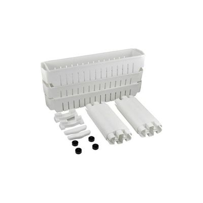3-Shelf Storage Rack White