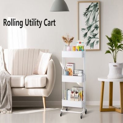 3-Tier Multiuse  Organizer Rack White