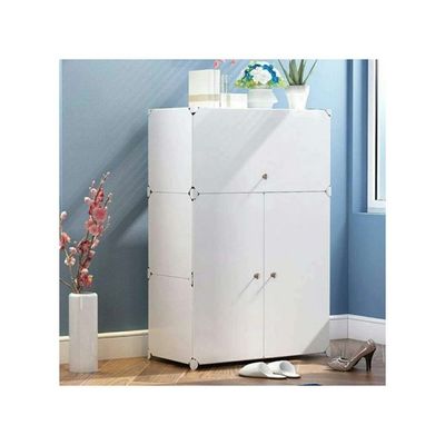 Shoe Rack Cupboard White