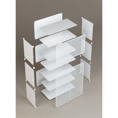 Shoe Rack Cupboard White