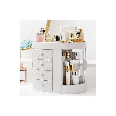 4 Tiers Acrylic Multifunctional Storage Rack White