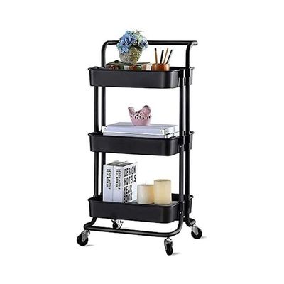 3-Tier Multiuse  Organizer Rack Black