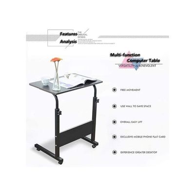 Adjustable Table Black 80x40centimeter