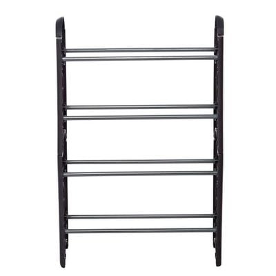 Aluminum Shoe Rack Black