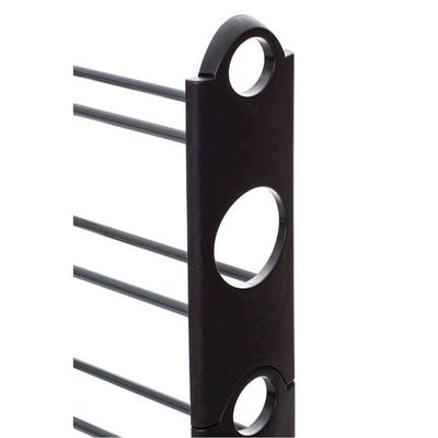 Aluminum Shoe Rack Black