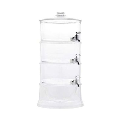 Beverage Dispenser With 3 Tiers, Hsl Clear 32.5 x 26.8 x 16.2cm