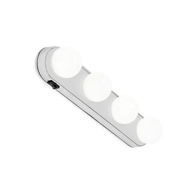 4-LED Vanity Mirror Light Bulb White 21x4cm