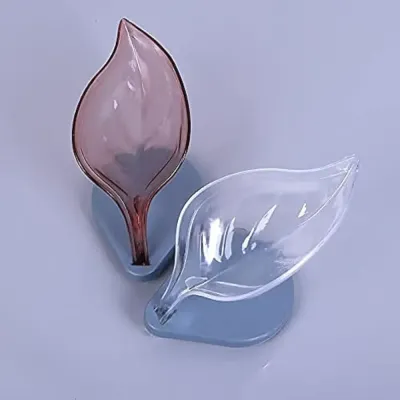 Leaf Shaped Soap Holder Multicolour 12cm