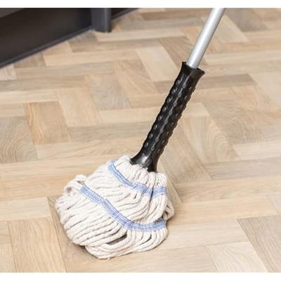 Addis Twist Mop, Graphite/Metallic, White