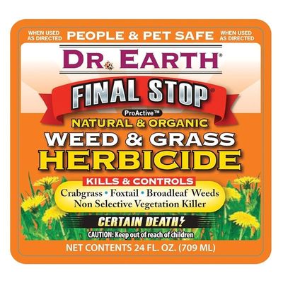 Dr. Earth 8002 Ready To Use Weed And Grass Herbicide, 24-Ounce