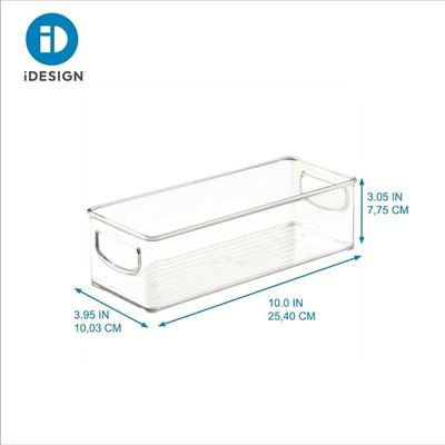 Idesign Plastic Storage Bin With Handles