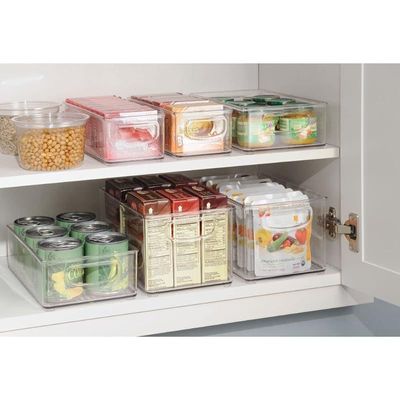 Idesign Plastic Storage Bin With Handles