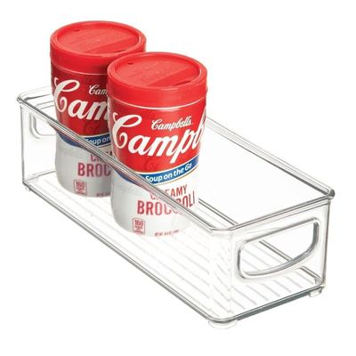 Idesign Plastic Storage Bin With Handles