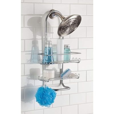 Interdesign Classico Jumbo Shower Caddy Silver