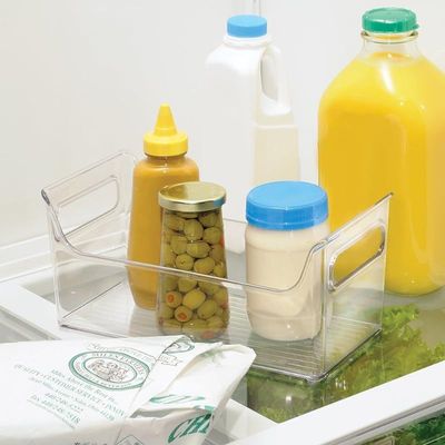 Inter Design Fridge Binz Portable Condiment Caddy, Clear