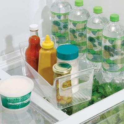 Inter Design Fridge Binz Portable Condiment Caddy, Clear