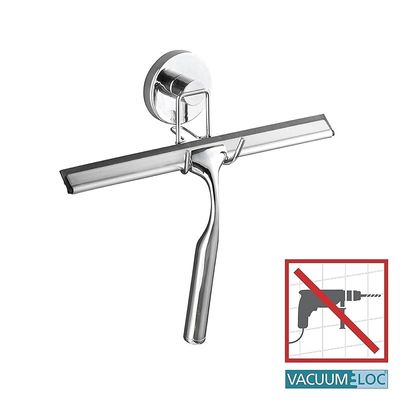 Wenko, Vacuum-Loc Bathroom Squeegee, Stainless Steel, Multipurpose Wiper