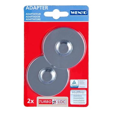 Adhesive Adapter, Wall-Mounted Accessories Turbo-Loc, Plastic