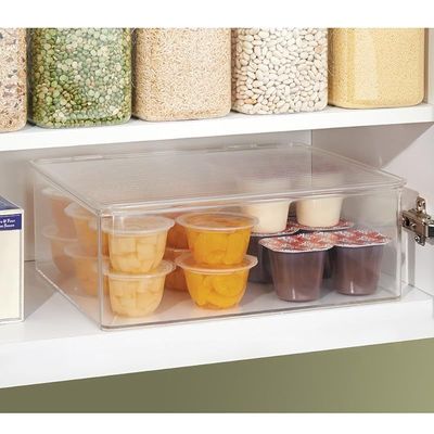 Idesign Kitchen Binz Stackable Box - Clear