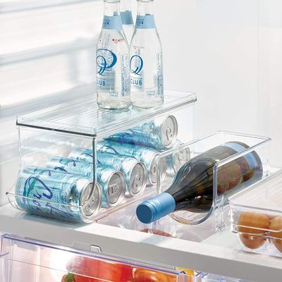 Idesign Fridge Binz Soda Holder Plus, Clear, Plastic