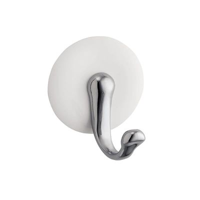 Idesign Interdesign Affixx York Small Hook 3-Pieces Set - White/Chrome