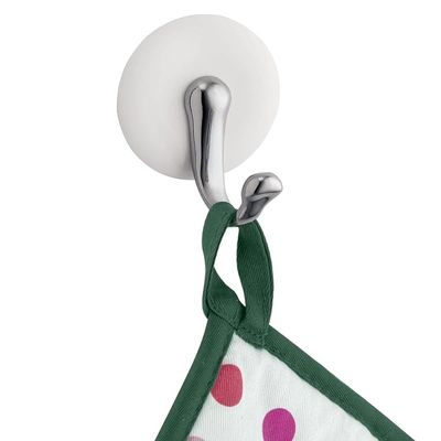 Idesign Interdesign Affixx York Small Hook 3-Pieces Set - White/Chrome