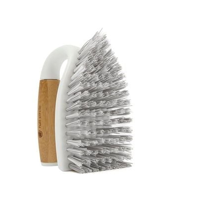 Full Circle Tough Stuff All-Purpose Scrub Brush - White