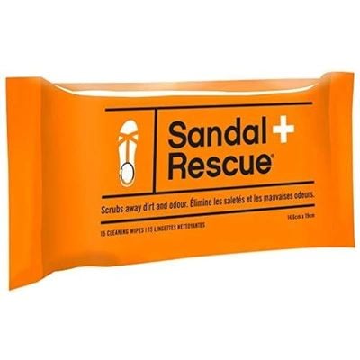 Sandalrescue All-Natural Sandal Cleaner Wipes (15 Pack)