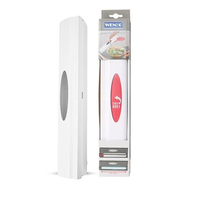 Wenko, Foil Dispenser, Plastic Abs, Tinfoil Holder And Cutter - White