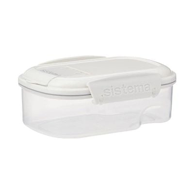 Sistema Bake It Mini Bakery 645ML, is stackable and perfect for storing smaller baking ingredients, and its Microwave, Dishwasher safe and BPA Free.