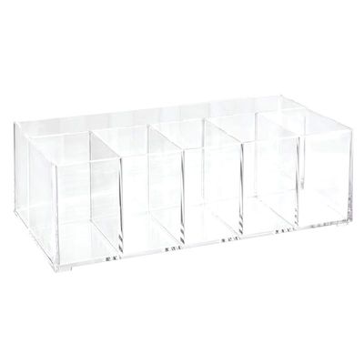 Interdesign Clarity Cosmetic Vanity Organizer-6S, 6 Section