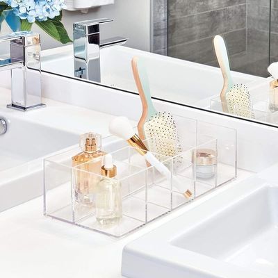 Interdesign Clarity Cosmetic Vanity Organizer-6S, 6 Section