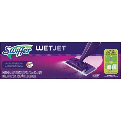 Swiffer Wetjet Hardwood Floor Spray Mop Starter Kit2