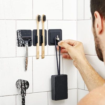 Tooletries - The Arnold Bathroom Storage Hook - Charcoal