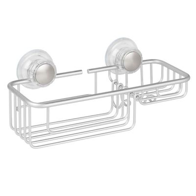 Interdesign Metro Aluminum Turn-N-Lock Combo Basket - Silver