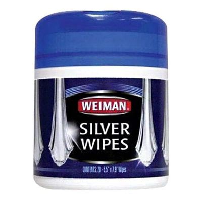 Weiman 20 Count Silver Wipes